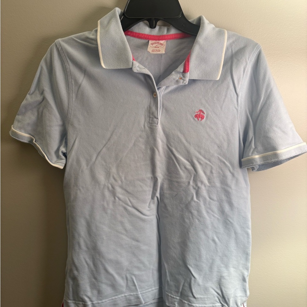Brooks Brothers Blue Polo Shirt Classic Style. Men’s X-Large.